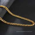 Shangjie OEM kalung classic vintage hip hop jewelry necklace hip hop gold plated necklace fashion cuban chain